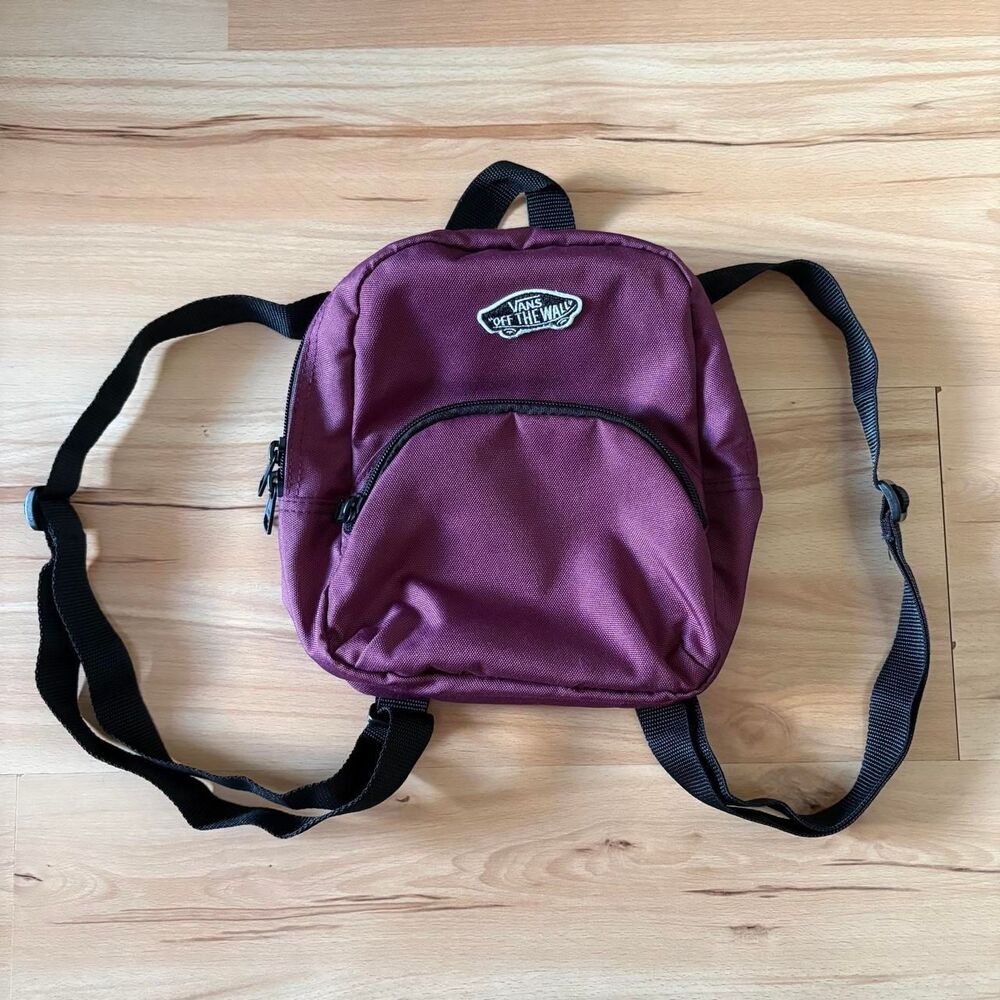 Vans Off The Wall Maroon Mini Backpack